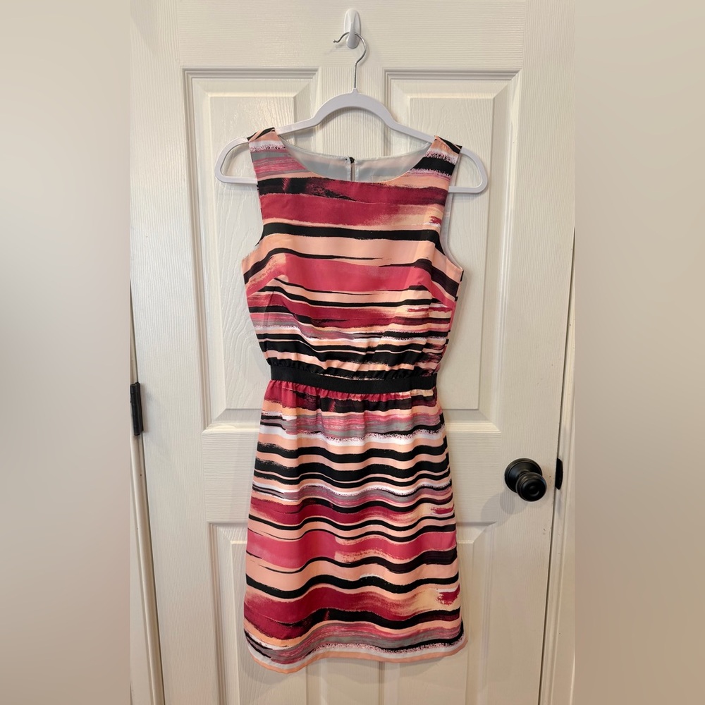 Ann Taylor Loft Striped Sleeveless Dress - Size XS